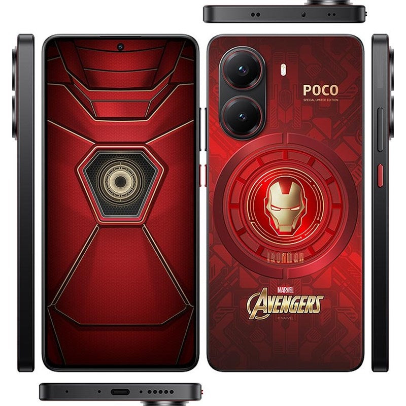 POCO X7 Pro Iron Man Edition 5G Dual SIM, 12 GB RAM, 512 GB Storage Limited Edition Phone (Global Version) - Red POCO X7 Pro Iron Man Edition 5G Dual SIM, 12 GB RAM, 512 GB Storage Limited Edition Phone (Global Version) - Red